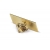 Badge metalen pin 26x14mm goud satijn