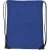 Polyester gymtas met verstevigde hoeken kobaltblauw