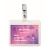 Badge holder PVC transparant