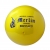 Kleine plastic bal 16 cm - druk op 1 positie geel