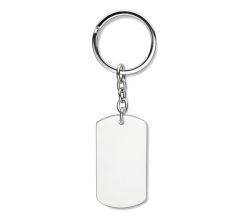 Metalen sleutelhanger bedrukken