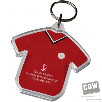 Afbeelding van relatiegeschenk:Combo T-shirtvormige sleutelhanger