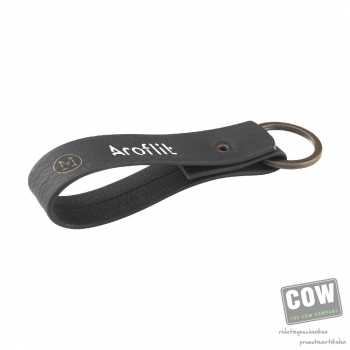 Afbeelding van relatiegeschenk:Apple Leather Keychain sleutelhanger