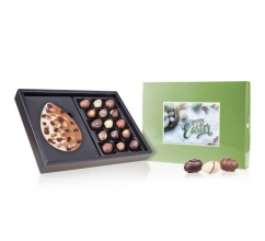 Easter ChocoPostcard Maxi  - Chocolade paaseitjes Paaseitjes met een wenskaart bedrukken