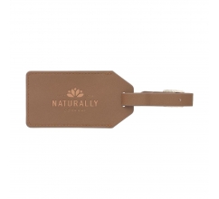 Vegan Pineapple Leather Luggage Tag bedrukken